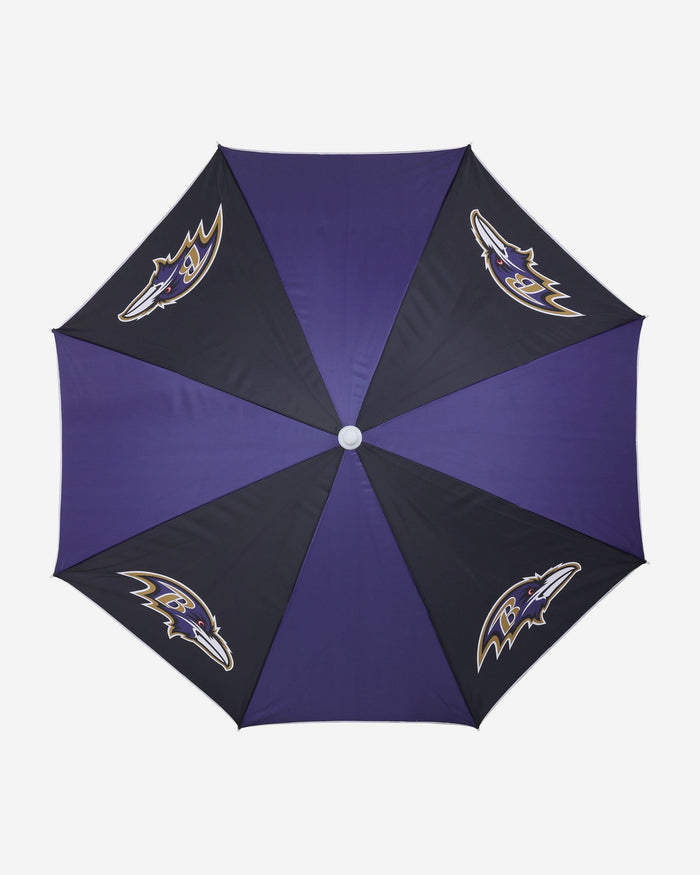 Baltimore Ravens Beach Umbrella FOCO - FOCO.com