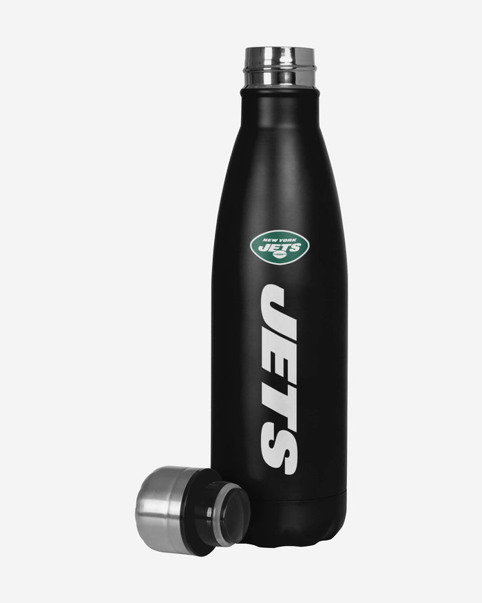 New York Jets Wordmark Chill Water Bottle FOCO - FOCO.com