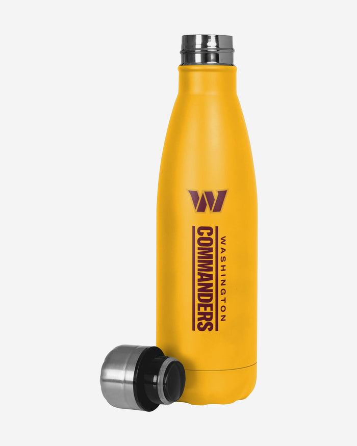 Washington Commanders Wordmark Chill Water Bottle FOCO - FOCO.com