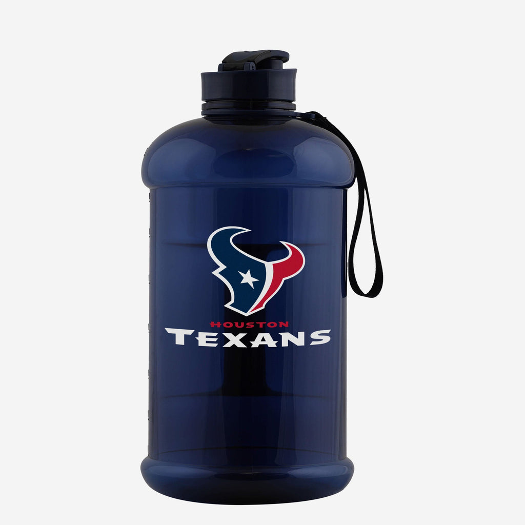 Houston Texans Large Team Color Clear Sports Bottle FOCO - FOCO.com