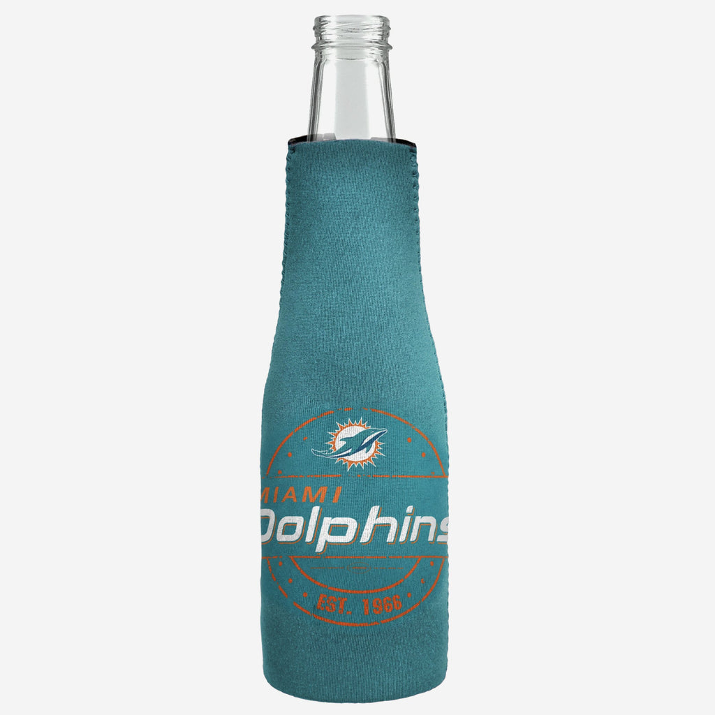 Miami Dolphins Insulated Zippered Bottle Holder FOCO - FOCO.com