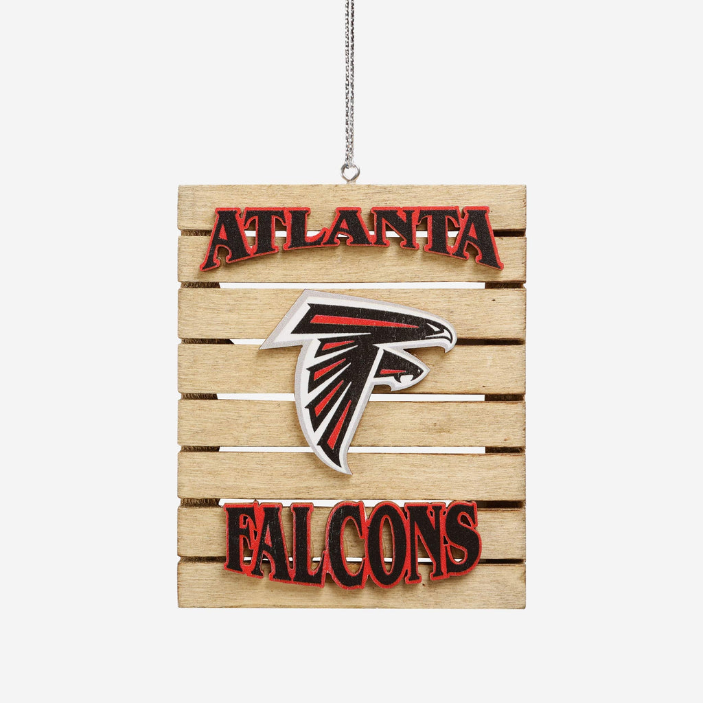 Atlanta Falcons Wood Pallet Sign Ornament FOCO - FOCO.com