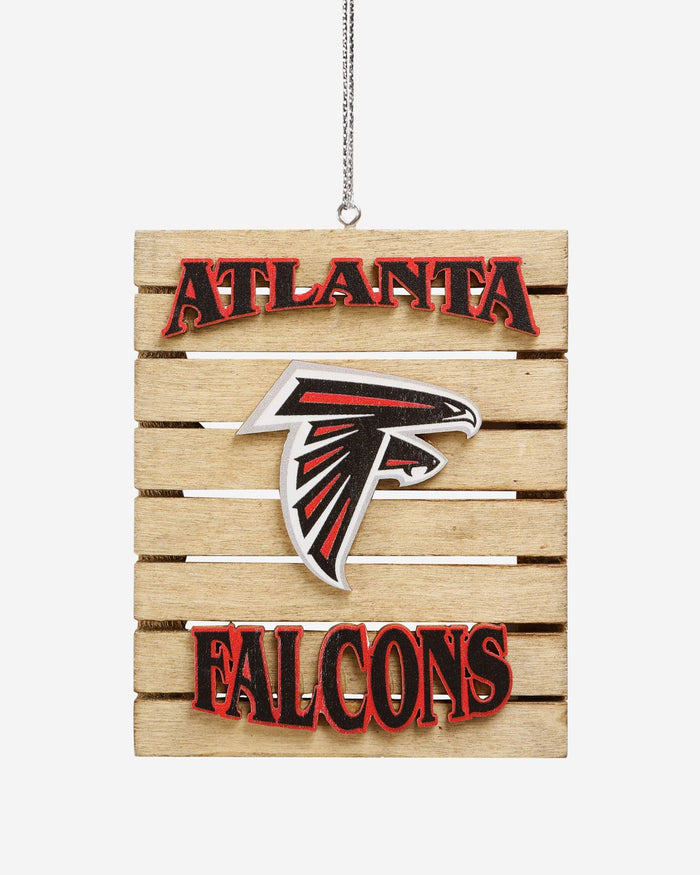 Atlanta Falcons Wood Pallet Sign Ornament FOCO - FOCO.com