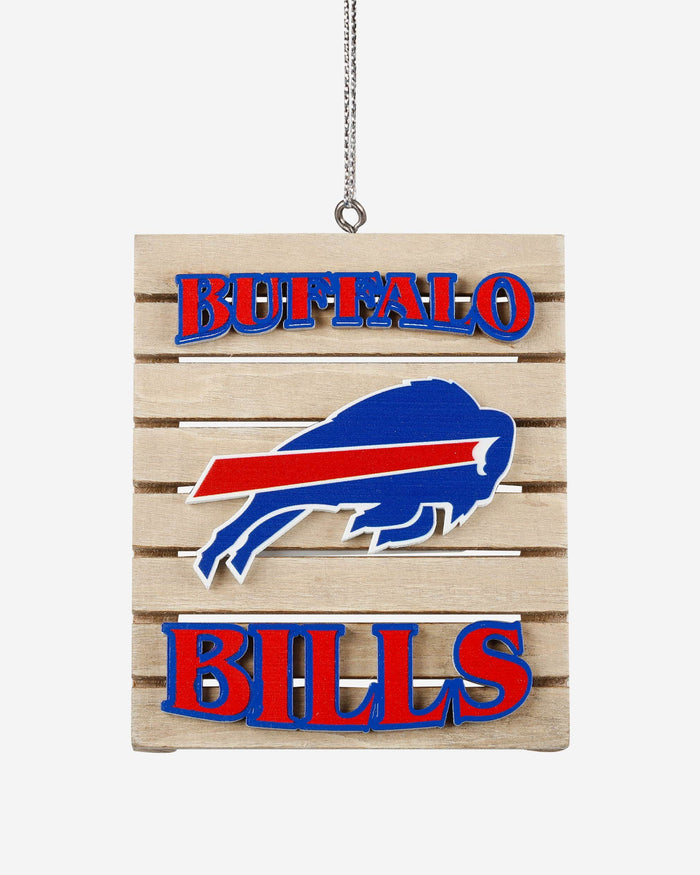 Buffalo Bills Wood Pallet Sign Ornament FOCO - FOCO.com