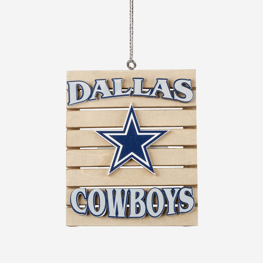 Dallas Cowboys Wood Pallet Sign Ornament FOCO - FOCO.com