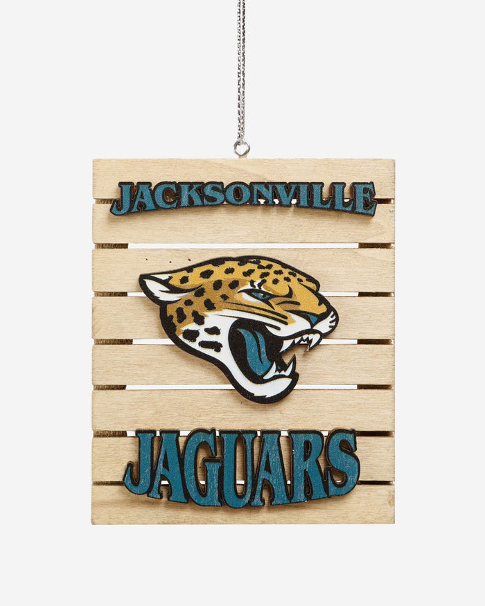 Jacksonville Jaguars Wood Pallet Sign Ornament FOCO - FOCO.com